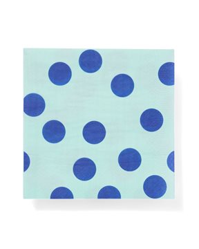 HEMA Servetten Stip Blauw