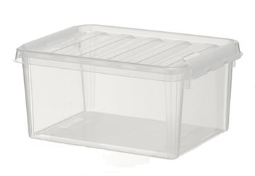 HEMA Opbergbox 8L Brussels Transparant 34x25x16 (transparant)