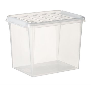 HEMA Opbergbox 14L Brussels Transparant 34x25x27 (transparant)