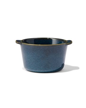 HEMA Pasteibakje Reactief Glazuur Donkerblauw Ø8.5cm